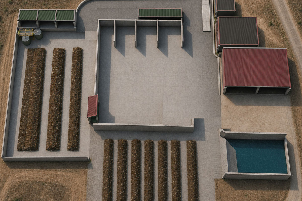 Valorización de residuos en planta de biogas